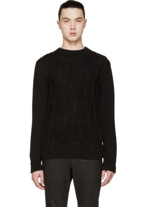 crewneck yves saint laurent|Saint Laurent Knitwear for Men .